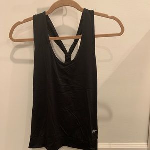 Black workout tank
